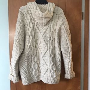 Heavy wool sweater-handmade